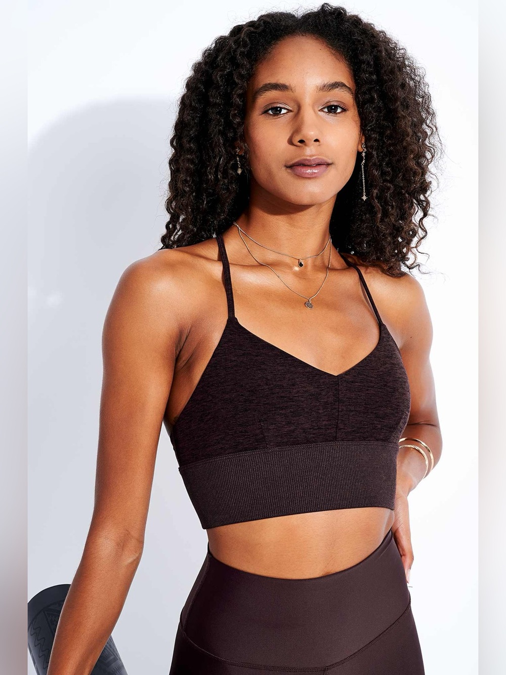 Alo Yoga Lavish sports bra medium plum